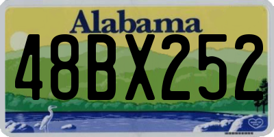 AL license plate 48BX252
