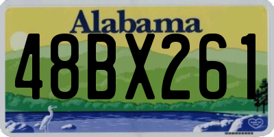 AL license plate 48BX261