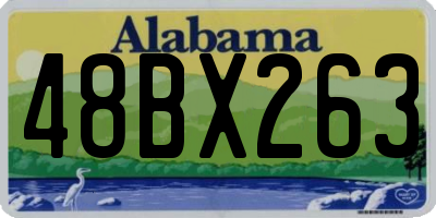 AL license plate 48BX263