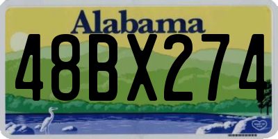 AL license plate 48BX274