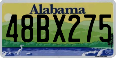 AL license plate 48BX275