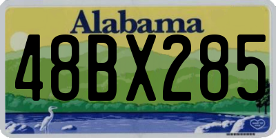 AL license plate 48BX285