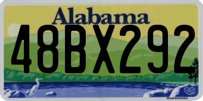 AL license plate 48BX292