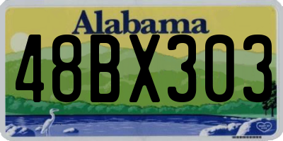 AL license plate 48BX303