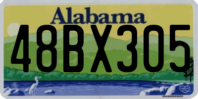 AL license plate 48BX305