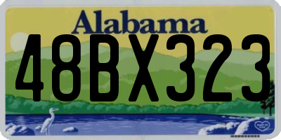 AL license plate 48BX323
