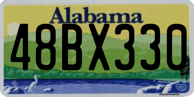 AL license plate 48BX330