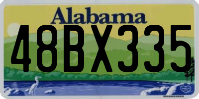AL license plate 48BX335