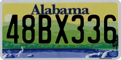 AL license plate 48BX336