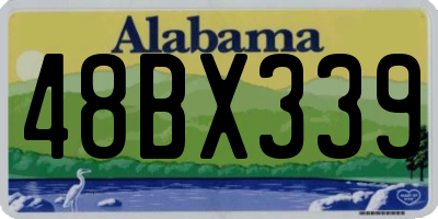 AL license plate 48BX339