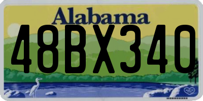 AL license plate 48BX340