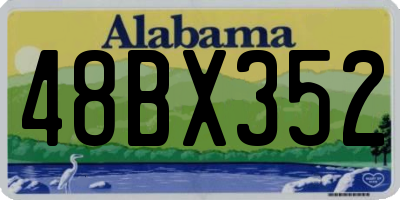 AL license plate 48BX352