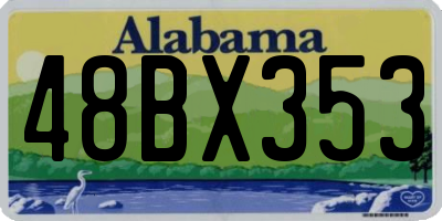 AL license plate 48BX353