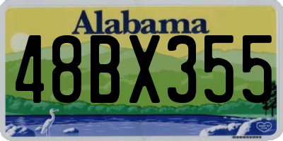 AL license plate 48BX355
