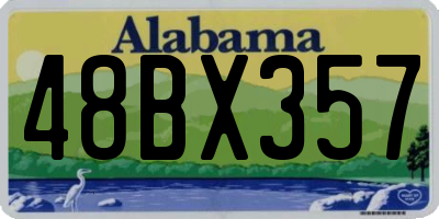 AL license plate 48BX357