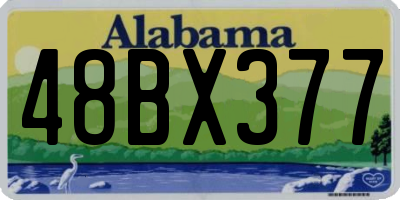 AL license plate 48BX377