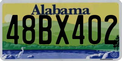 AL license plate 48BX402