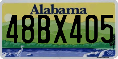 AL license plate 48BX405