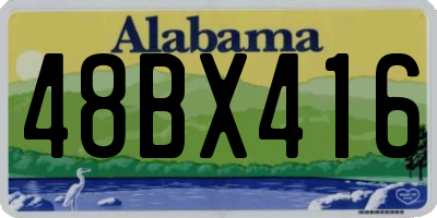 AL license plate 48BX416