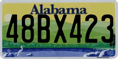 AL license plate 48BX423