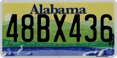 AL license plate 48BX436