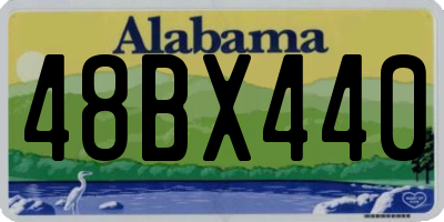 AL license plate 48BX440