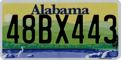 AL license plate 48BX443