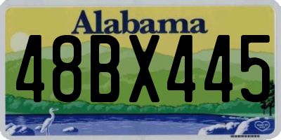 AL license plate 48BX445