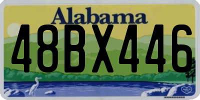 AL license plate 48BX446