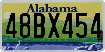 AL license plate 48BX454