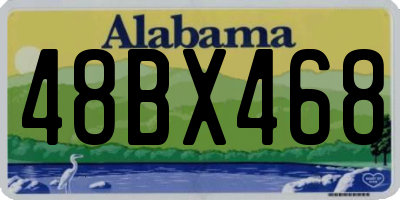 AL license plate 48BX468