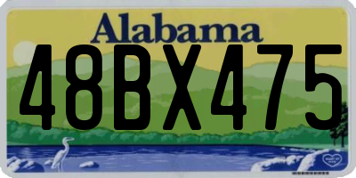AL license plate 48BX475