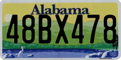 AL license plate 48BX478