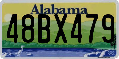 AL license plate 48BX479