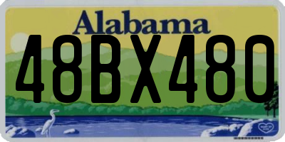 AL license plate 48BX480