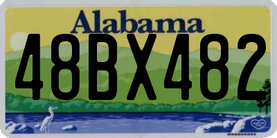 AL license plate 48BX482