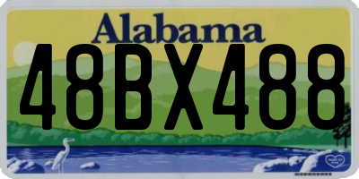 AL license plate 48BX488