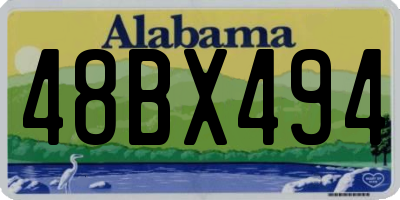 AL license plate 48BX494
