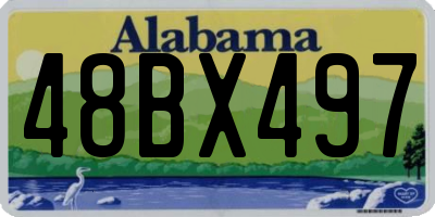 AL license plate 48BX497