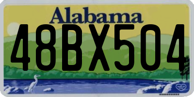 AL license plate 48BX504