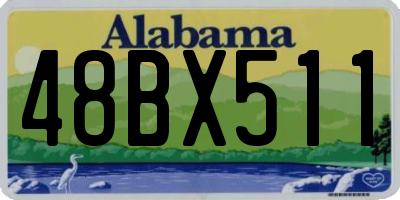 AL license plate 48BX511