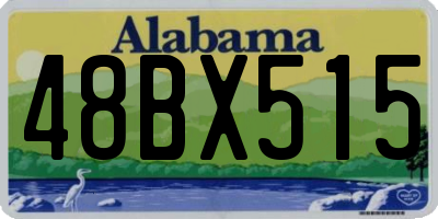 AL license plate 48BX515