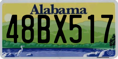 AL license plate 48BX517
