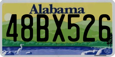 AL license plate 48BX526