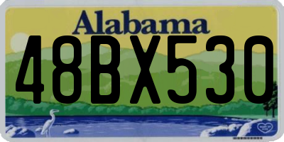 AL license plate 48BX530