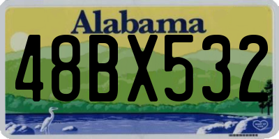 AL license plate 48BX532