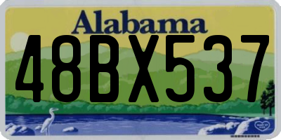 AL license plate 48BX537