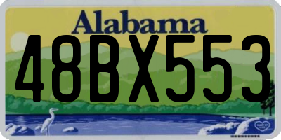 AL license plate 48BX553
