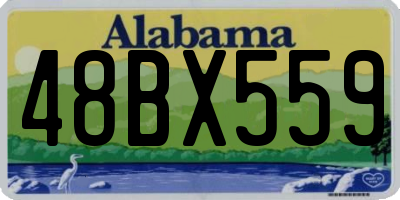 AL license plate 48BX559