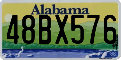 AL license plate 48BX576